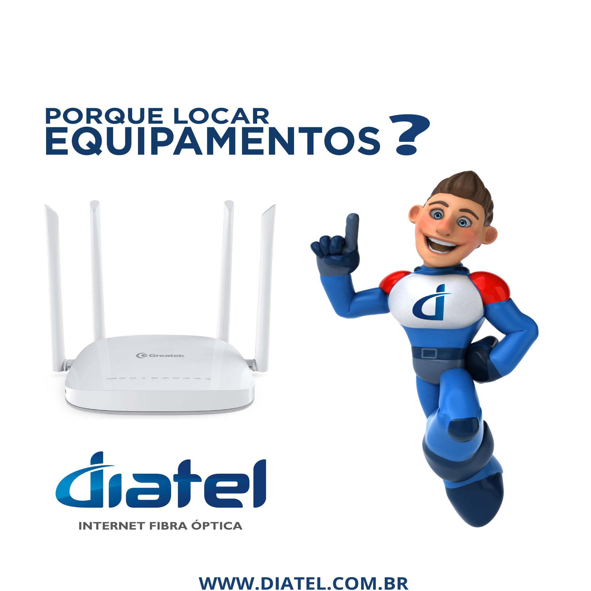 Diatel - Por quê fazer Locação de Equipamentos